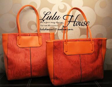 กระเป๋าLuluhouse Pre-order รุ่น LL85org3 สีส้มสดใสมาก pre-order ชิ้นเดียวราคาส่ง