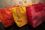 Pre-orderกระเป๋าถือLuluhouse รุ่น LL85org3  สีชมพูสดใสมาก 1 ชิ้นPre-oderได้เลย