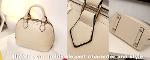 หมดค่ะ กระเป๋าAxixi แบรนด์ดัง  สไตล์เกาหลี รุ่น 10017  สี IVORY ดูหรู  มีสะพาย คล้องแขวน และถือได้